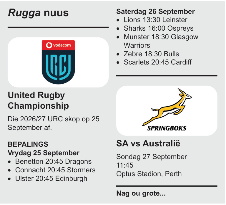 Rugga nuus