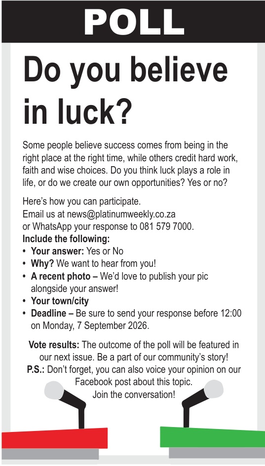 Do you believe in luck?