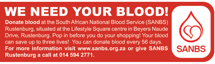 WE NEED YOUR BLOOD!