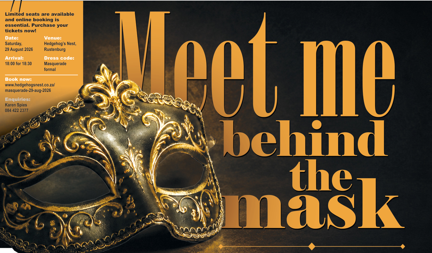 Meet me behind the mask