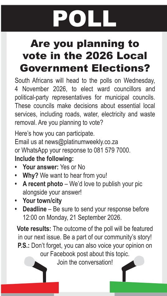Are you planning to vote in the 2026 Local Government Elections?