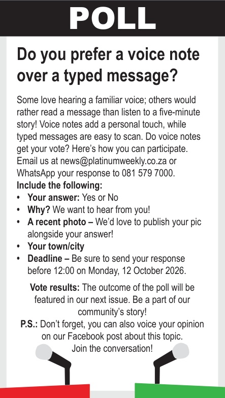 Do you prefer a voice note over a typed message?
