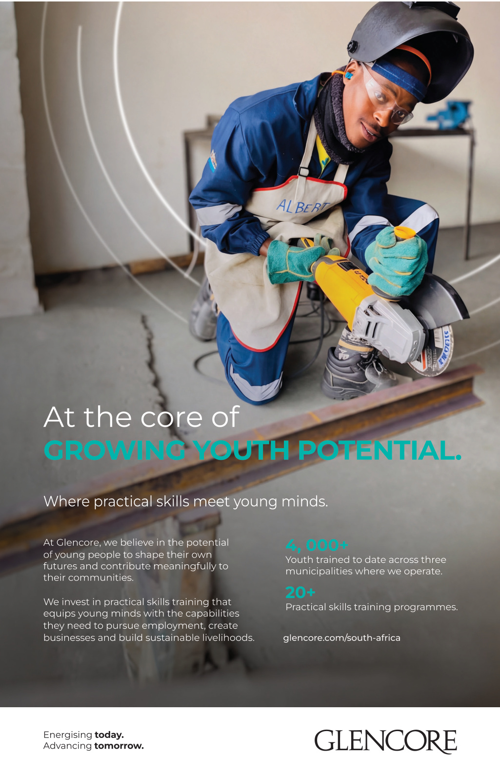 GLENCORE — At the core of GROWING YOUTH POTENTIAL.