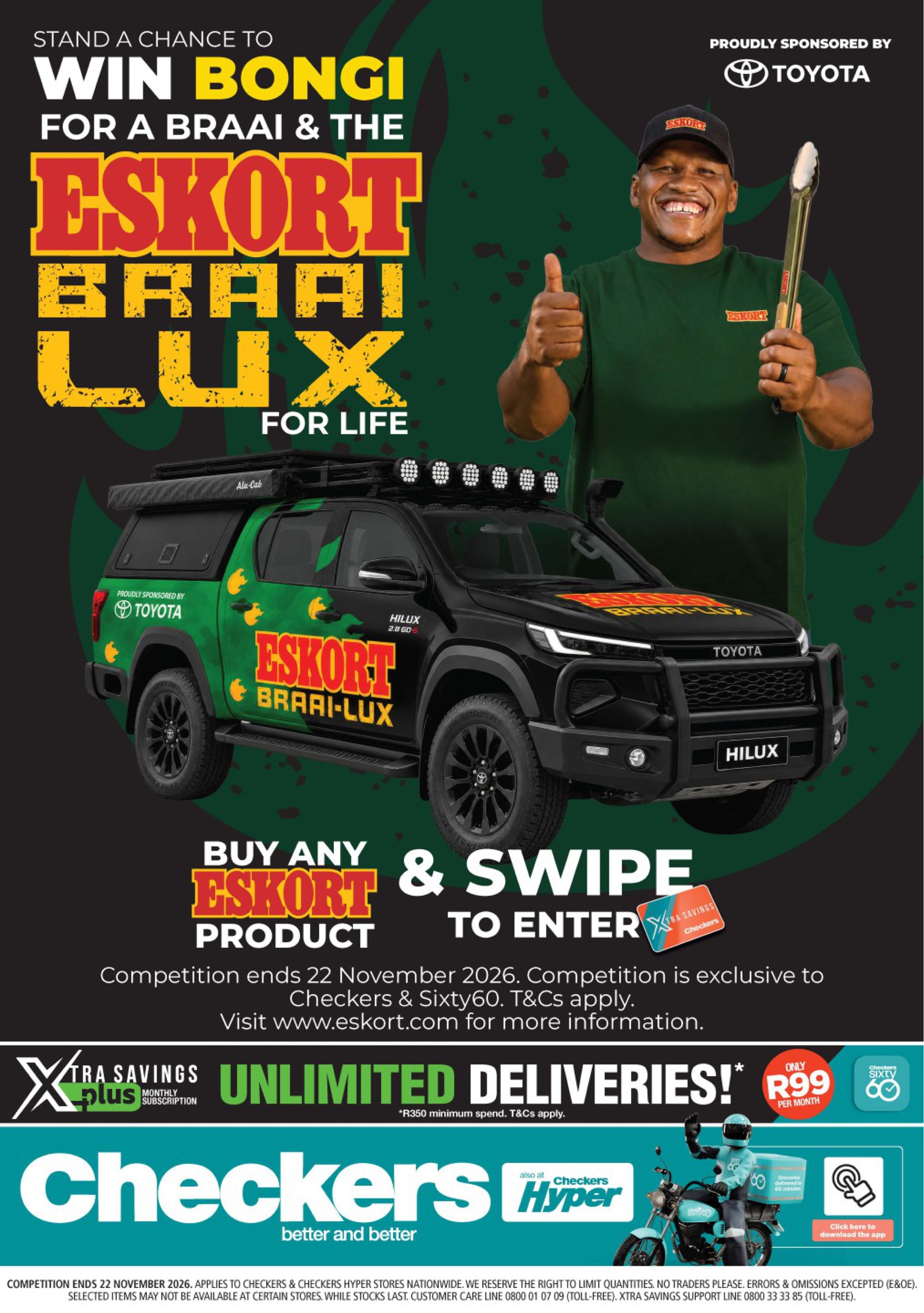 WIN BONGI FOR A BRAAI & THE ESKORT BRAAI LUX FOR LIFE