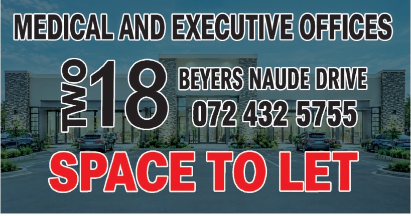 MEDICAL AND EXECUTIVE OFFICES — SPACE TO LET